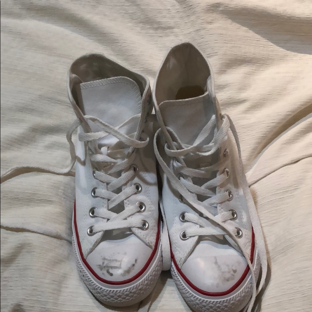White high top converse